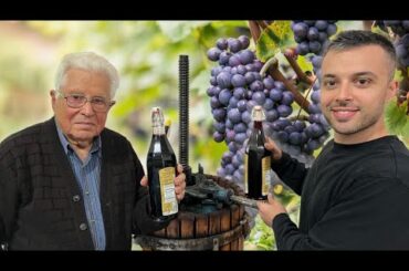 Italian Grandpa Teaches Me How To Make Authentic Homemade Wine