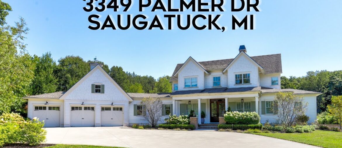 3349 Palmer Drive, Saugatuck, MI 49453 | Luxury French Farmhouse in The Ravines of Saugatuck