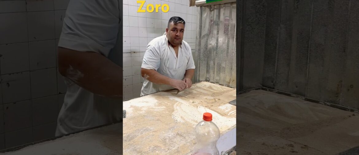 Bakr Barbari bread in Iran#shortsvideo #bread