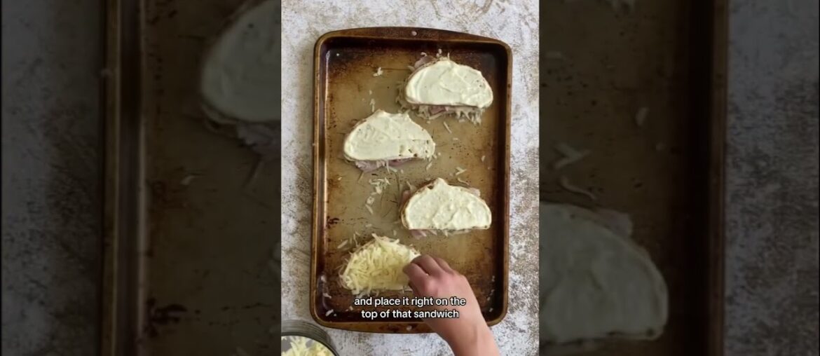 Croque Madame from France. Full recipe in the comments. #french #france #egg #sandwich #easyrecipes