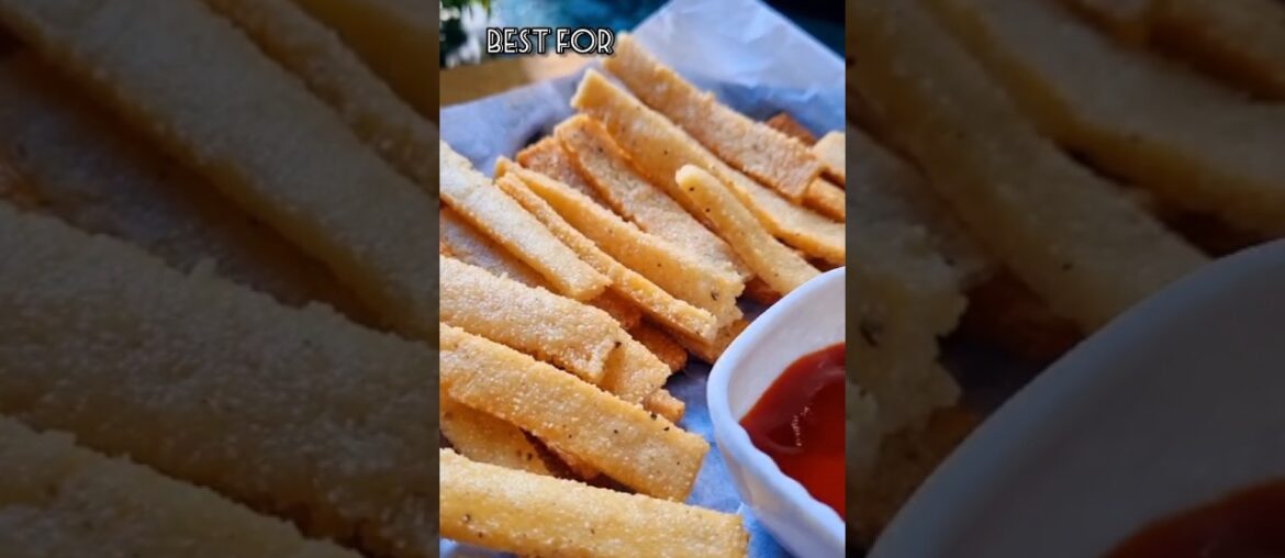 Easy evening snacks /crunchy semolina fry /suji french fries recipe #short  #viral #gharkazayka
