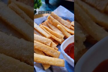 Easy evening snacks /crunchy semolina fry /suji french fries recipe #short  #viral #gharkazayka