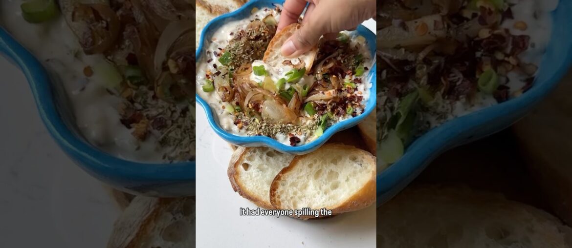 This French Onion dip will WOW your guests!