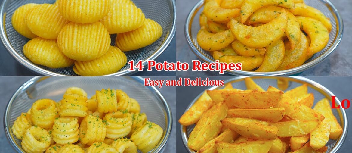14 Amazing Potato Recipes!! Collections! French Fries, Potato Snack, Simply and Delicious! 14 Amazing Potato Recipes!! Collections! French Fries, Potato Snack, Simply and Delicious!