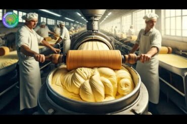 How Traditional French Butter Is Made | French Butter Factory Process | Process Area