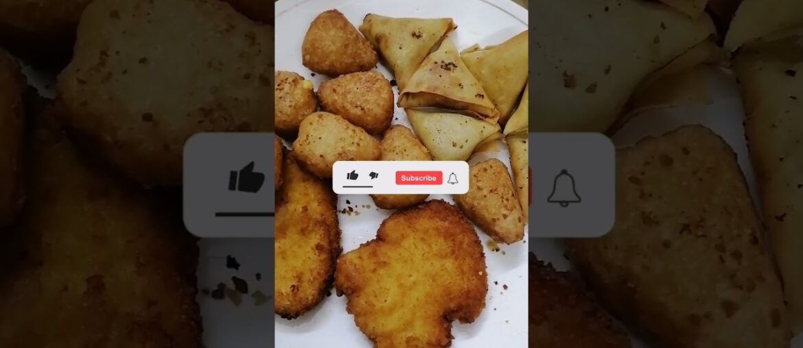 CHICKEN FILLET CHICKEN NUGGET CHEESE SAMOSA FRENCH FRIES#youtubeshorts#shorts#fishing