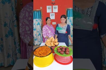 Bottle Flip And Win Samosa Gulab Jamun French Fries Challenge #shorts #short