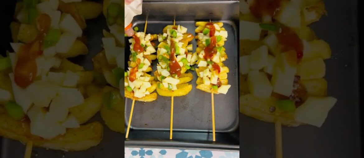 Cheesy French Fries @BaBaFoodRRC @FoodfusionPk @VillageFoodSecrets #SidKhushbooKitchen