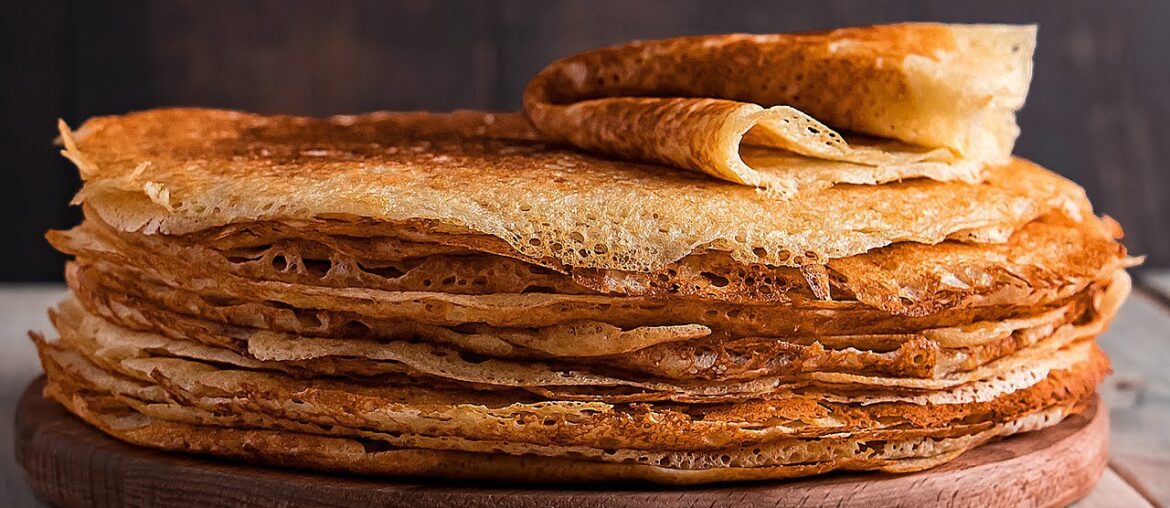 The secret to delicious THIN PANCAKES! A chef from France taught me.