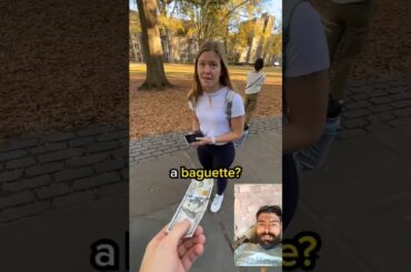 Would you fly to Paris For A Baguette #mrbeast # viral # yt shorts