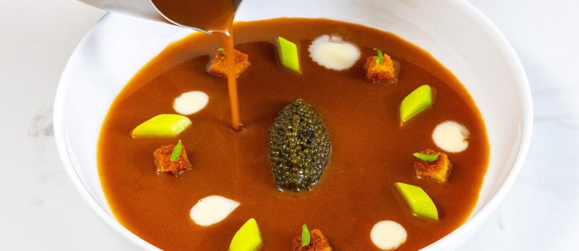 3 Michelin star "Shrimp Bisque" | The French Laundry