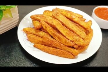New Style Potato French Fry Recipe! It's So Delicious! How To Make French Fries! French Fry Recipes