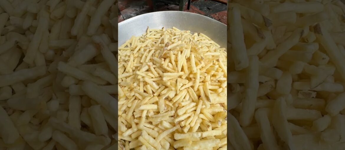 Crispy french fries making #shorts