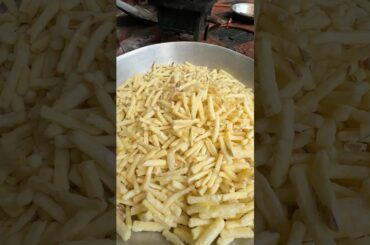 Crispy french fries making #shorts