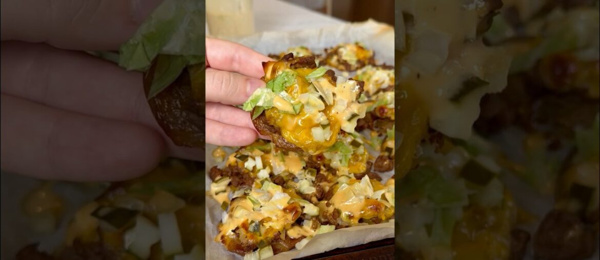 Big Mac Smashed Potatoes (full recipe on my blog!)