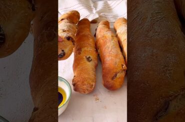 How to Make a Perfect Baguette with Olives | Easy French Bread Recipe