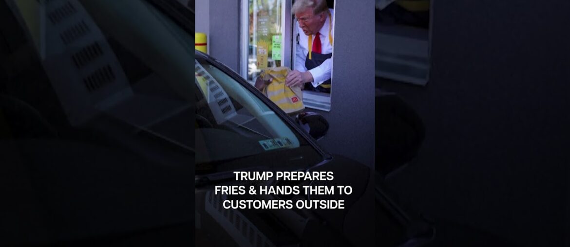 Watch: Donald Trump Makes French Fries In Pennsylvania | Subscribe to Firstpost Watch: Donald Trump Makes French Fries In Pennsylvania | Subscribe to Firstpost