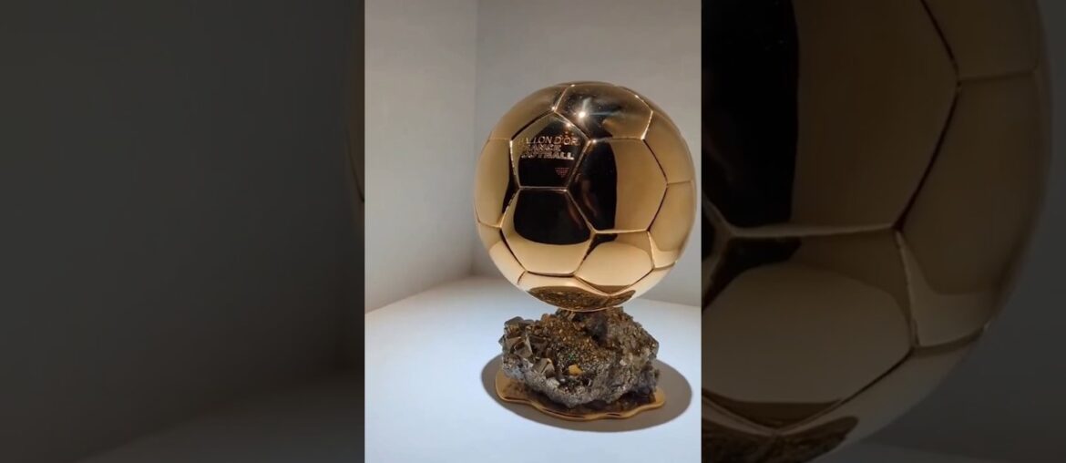How the Ballon d'Or is Made: The 100-Hour Process Behind the Trophy! #shorts