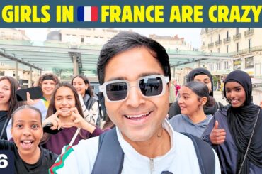 Girls In France Are Crazy | French Girls Group are Crazy Talk with Me | France Wonderful Moment