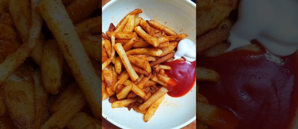 Easy French fries Recipe || Spicy French fries || #viralvideo
