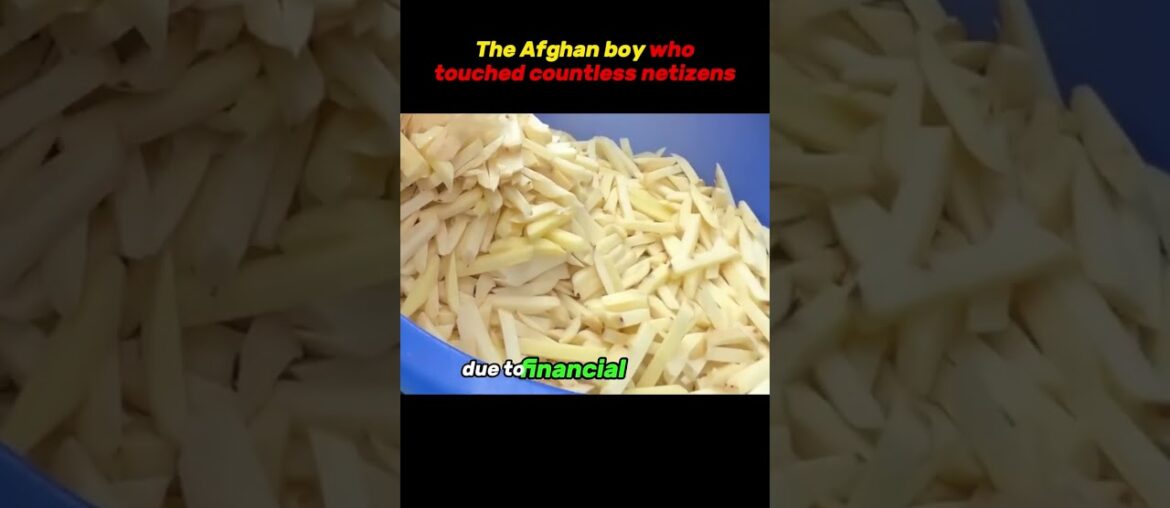 Inspiring  Boy: French Fries Supporting the Family#shorts #food #factory #delicious