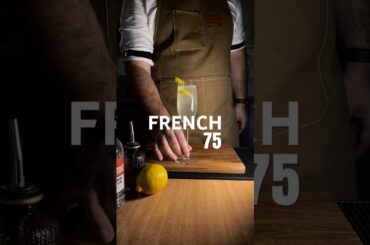 French 75 cocktail and the history behind it | #shorts #cocktail #drink #recipe