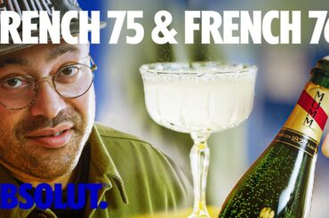 The French 75 vs French 76! | Champagne Drinks | Absolut Drinks With Rico