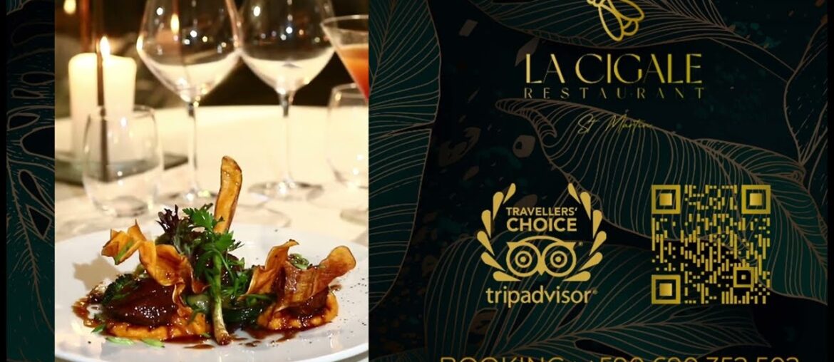 A hidden gem for gourmets, La cigale in Sint Maarten island (French side)