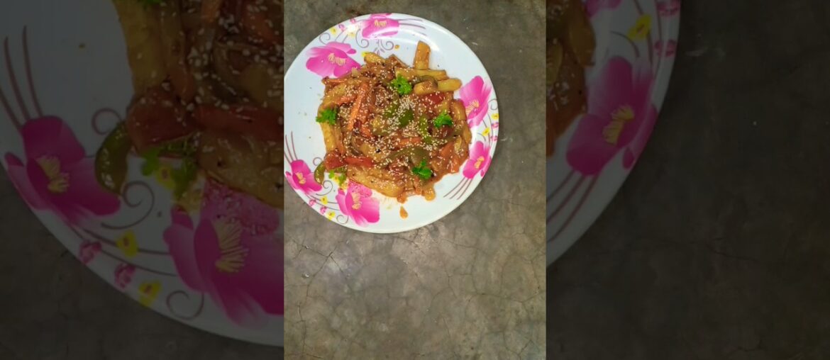 French potato chilli recipe. #food #chili #shortfeed #viralvideo #laxmipooja #subscribemychannel