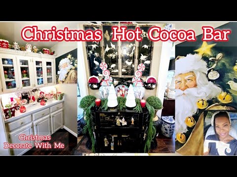 Christmas 2024 Hot Cocoa Bar Butler’s Pantry Decorate With Me Christmas 2024 Hot Cocoa Bar Butler's Pantry Decorate With Me