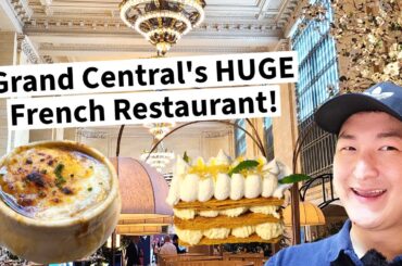 NYC's New HUGE FRENCH Restaurant! Is GRAND BRASSERIE Worth The Hype? Review in GRAND CENTRAL
