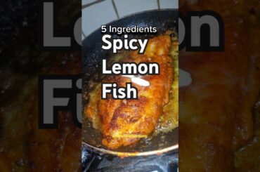 Spicy Lemon fish #filet #seafood #jazz #latenight #calming #lime #citrus #trending #keto #gourmet