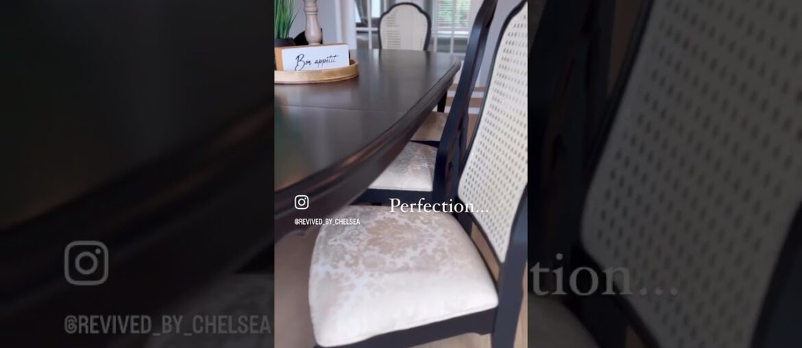 Refinished oak French provincial dining set. Took forever. What do you think? Like and comment below