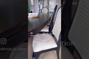 Refinished oak French provincial dining set. Took forever. What do you think? Like and comment below