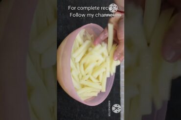 Crispy french fries recipe #shortvideo
