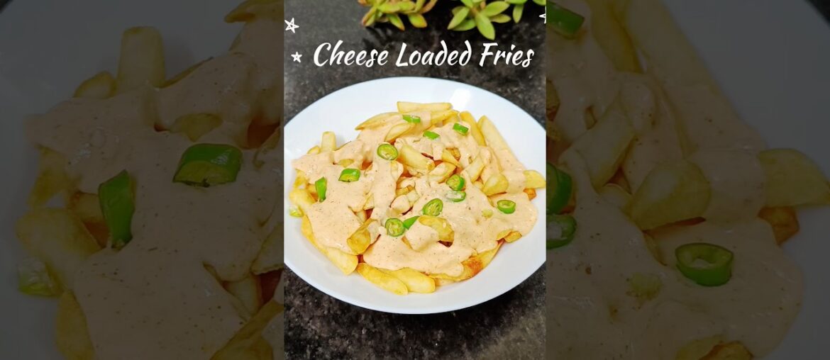 Crispy French Fries and Cheese Sauce Dip Recipe  #shorts #shortvideo #cheese #fastfood  #sauce #dip