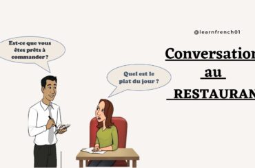 Conversation Au Restaurant .