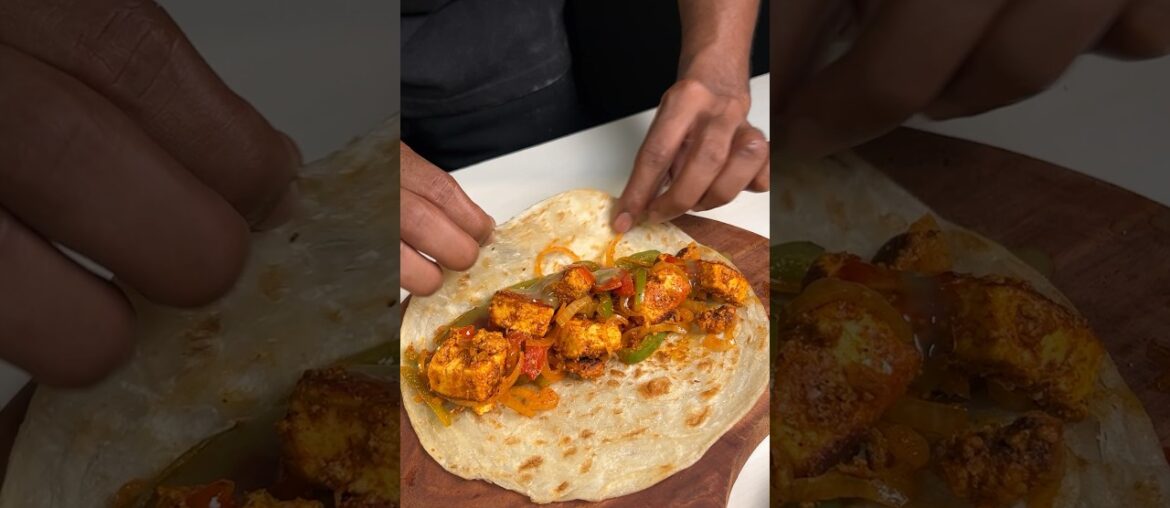 Tawa Paneer Roll #shorts