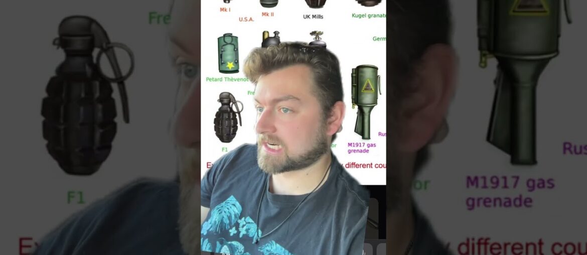 Were American grenades shaped like baseballs? #shorts