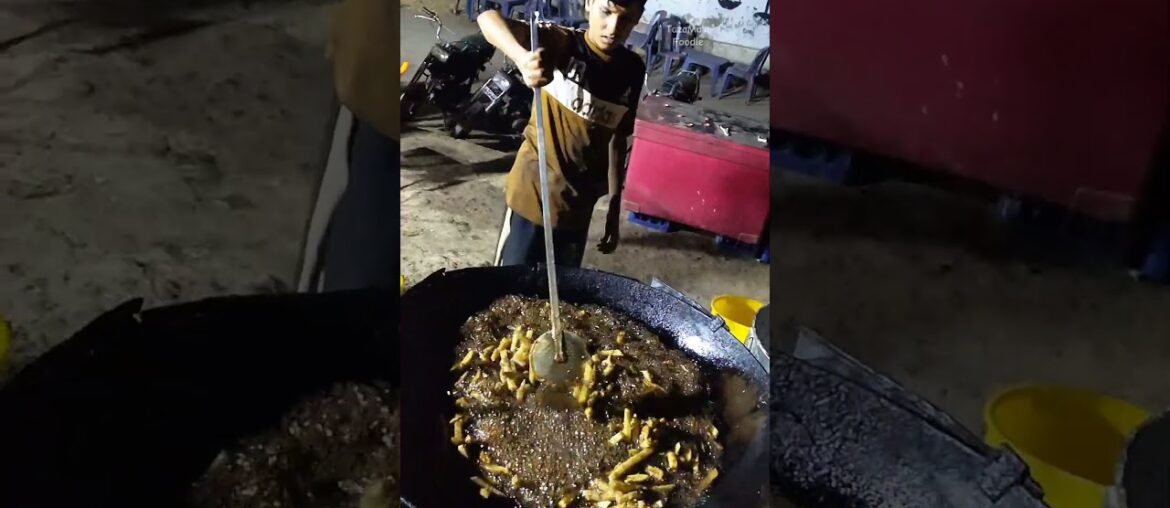 17 Years Old Boy Business Skill | How to Start French Fries Business | Fries Making Recipe #ytshorts