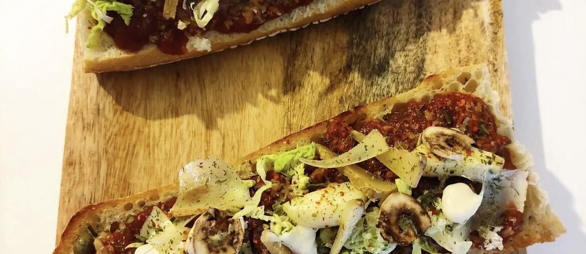 Baguette façon pizza