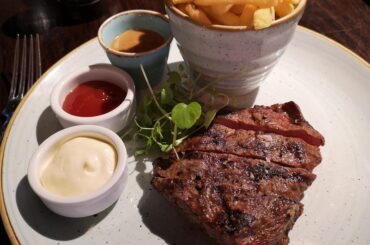 steak and chips