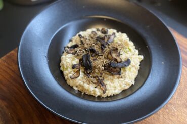 [homemade]Mushroom Risotto with shaved truffles
