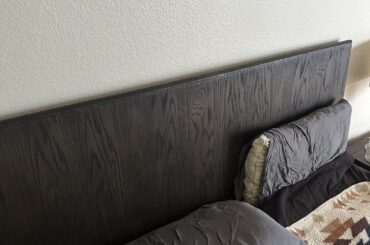 Any ideas on what duvet covering could go with this very dark wood? Want to bring in a lighter vibe! Thanks!