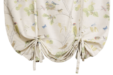 Roman curtains or long for dining room that's half underground?