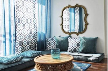 How to decorate a tiny majliss ( floor seating living room)