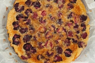 Next one – clafoutis! French cherry pudding-like dessert. We ate it in 24 hours.