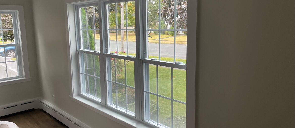 Living room windows help