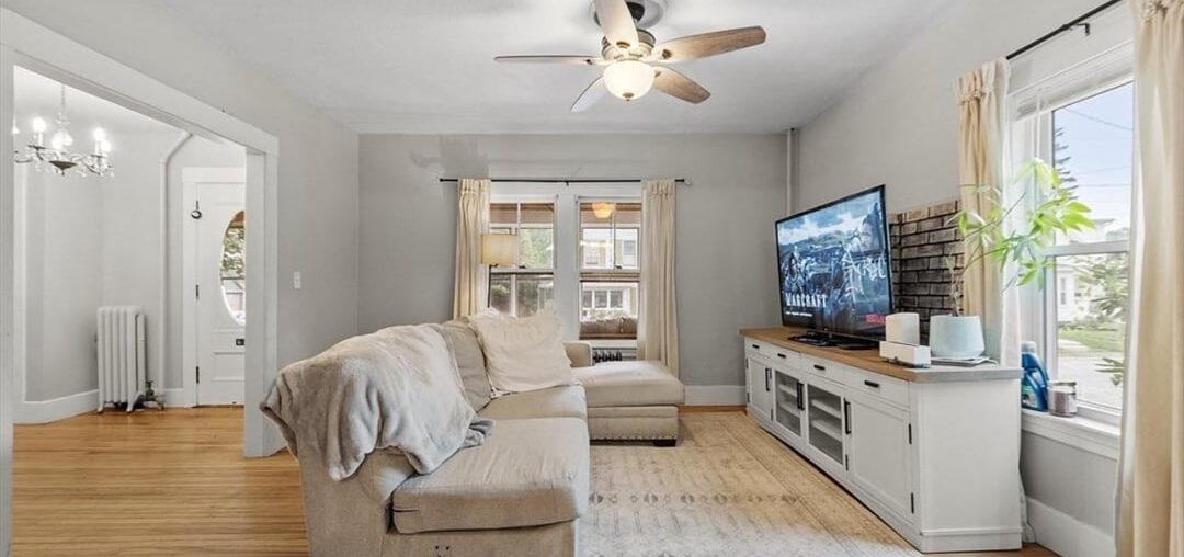 How should I re-organize my living room? (There is a furnace in front of the double windows)