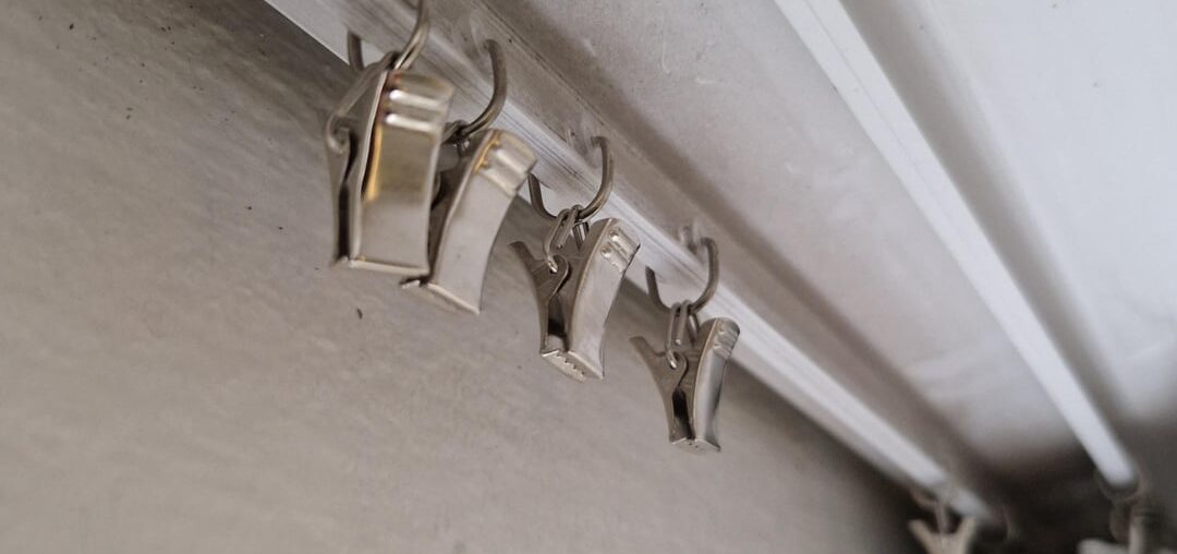 Any smart way to use these curtain hooks with the clips that I have?